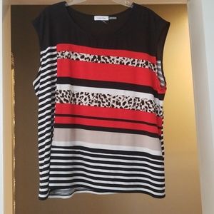 Cap sleeve loose blouse